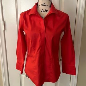 Chico's Red Button Down Shirt
